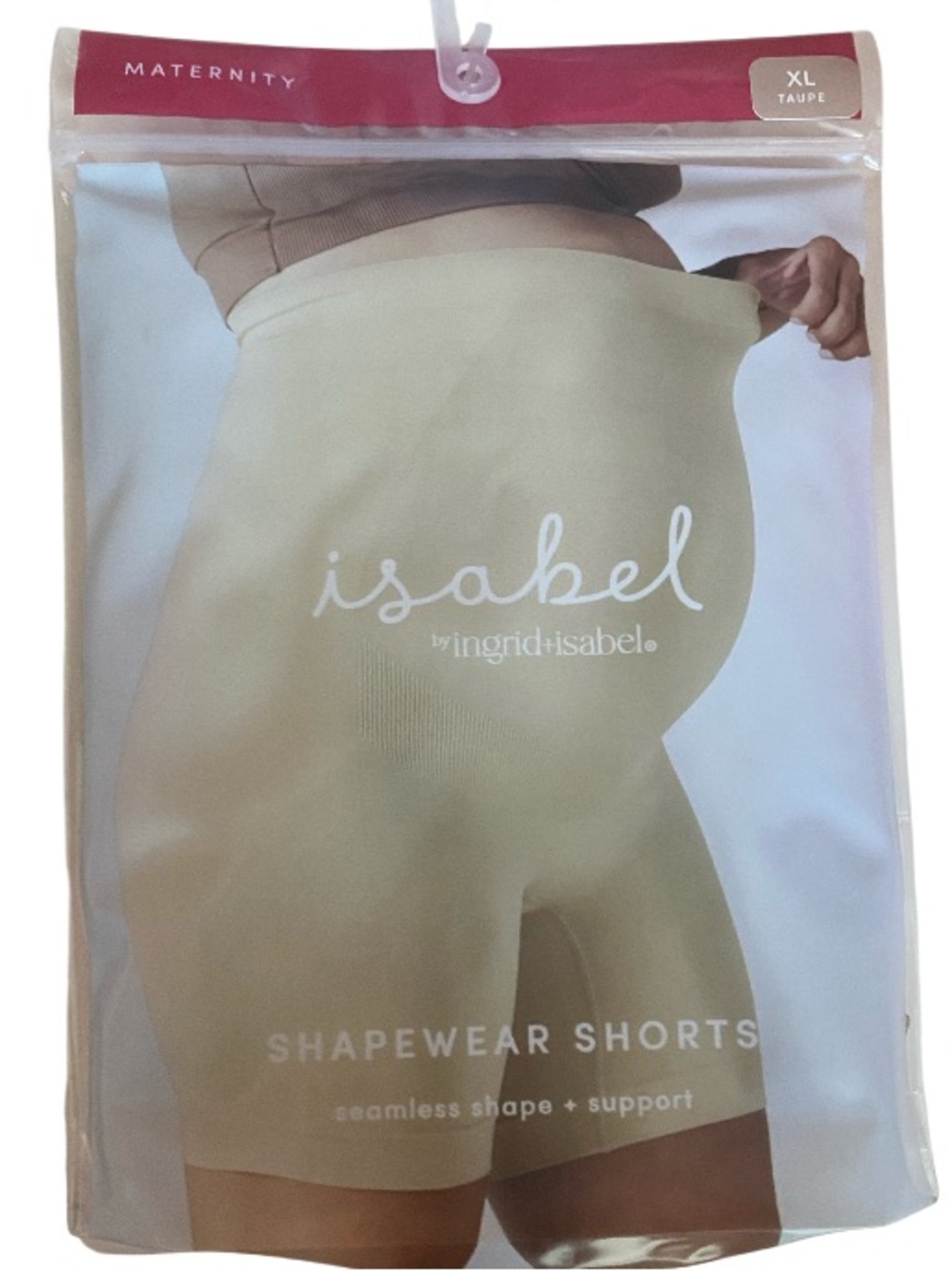 Isabel Maternity Shapewear Shorts in Taupe NWT Size XL